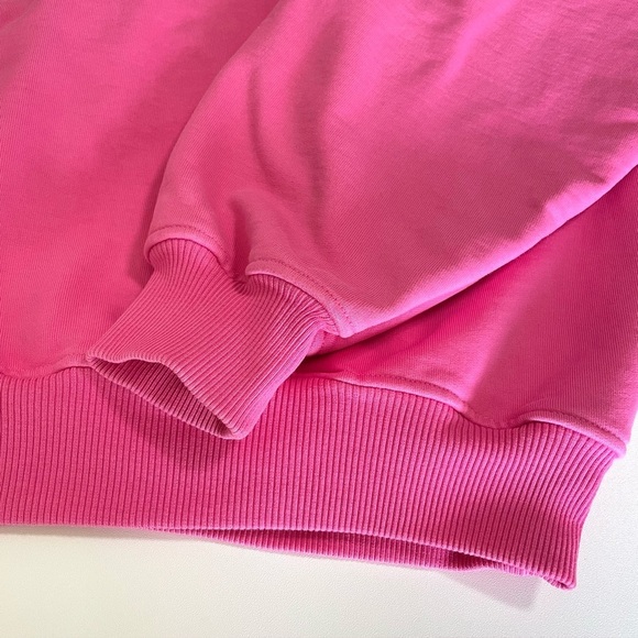 Cole Buxton International Hoodie Heavyweight Cotton Sweatshirt Pink Medium - Picture 8 of 15